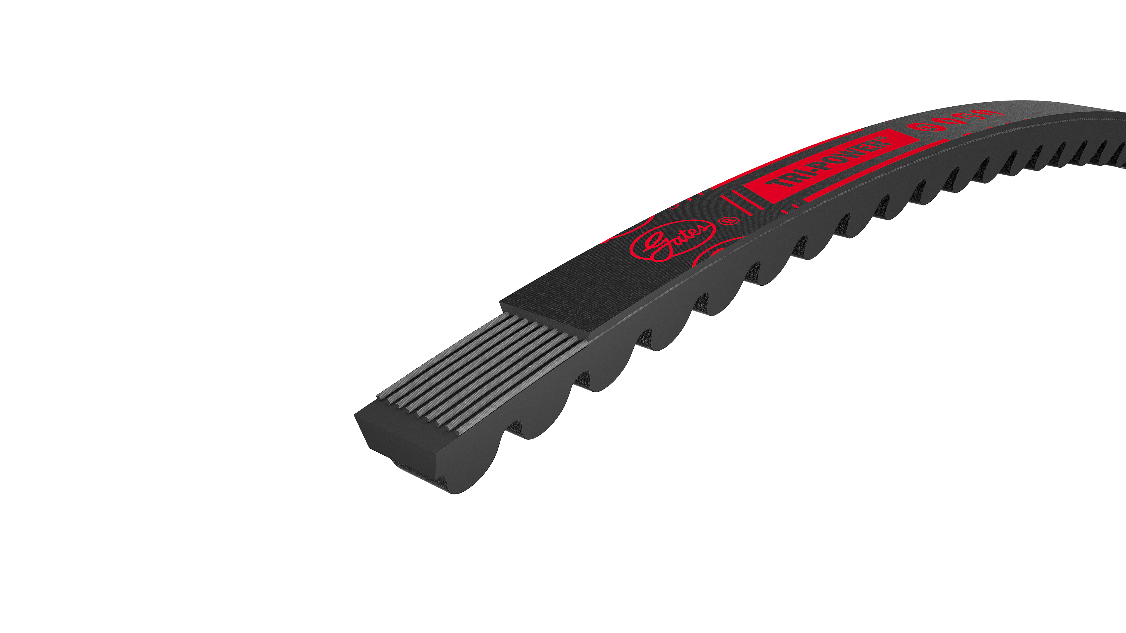 GATES 7PK2635 Correa Trapecial Poli V Negro