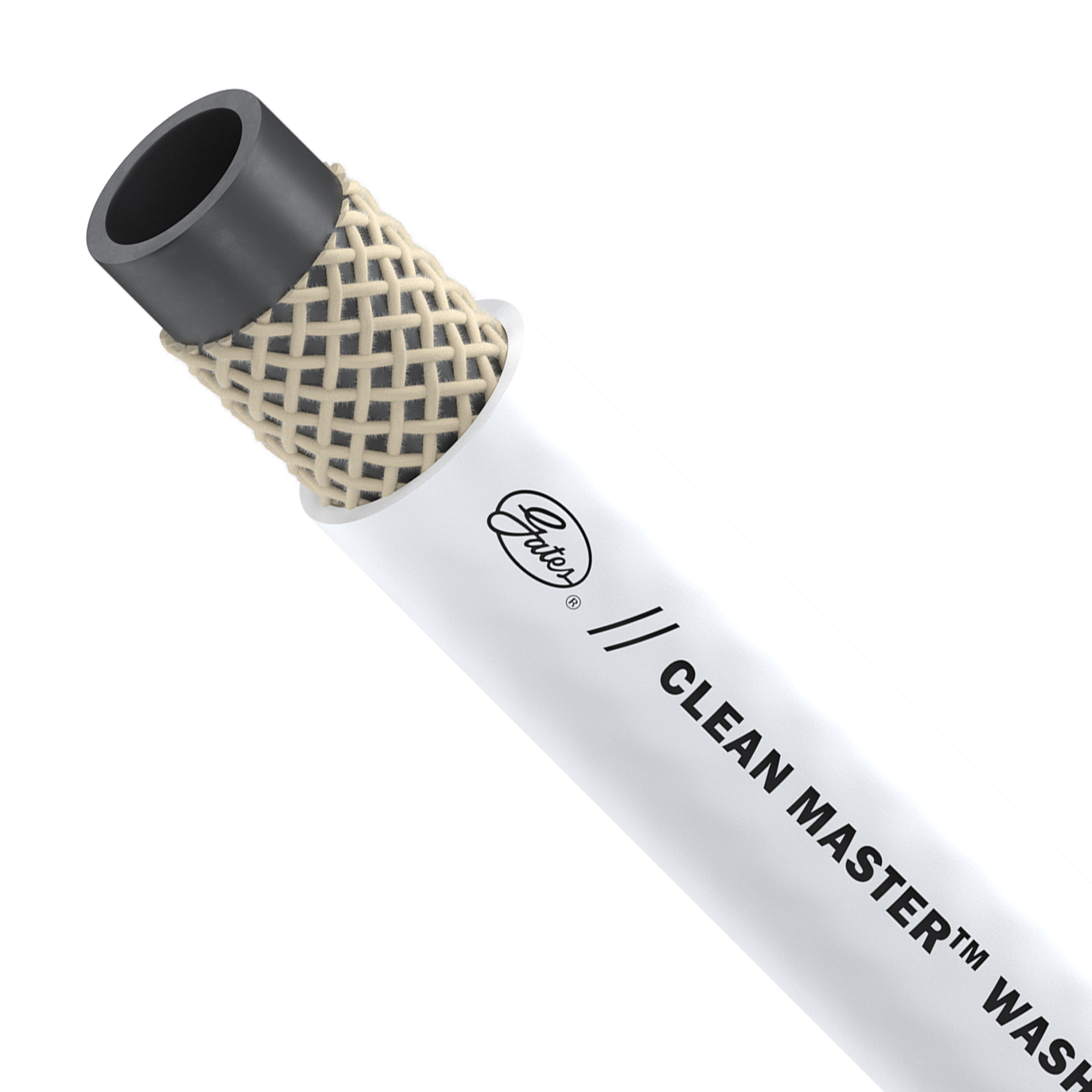 Gates Clean Master™ Washdown hose in white.