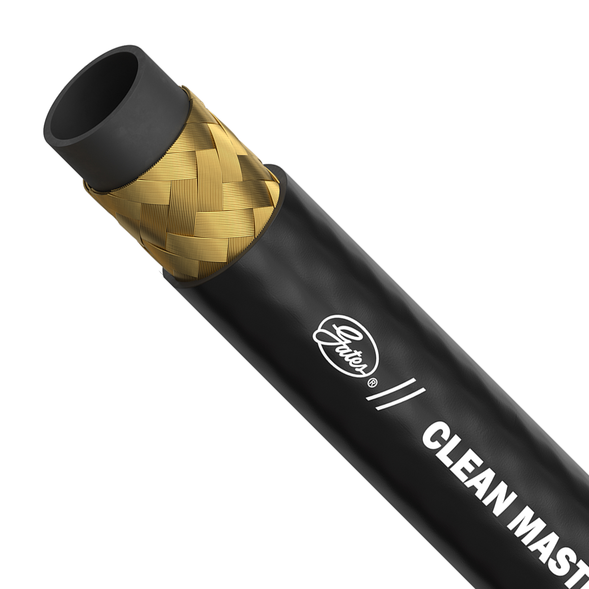 Gates Clean Master™ 3000 pressure washing hose in black.