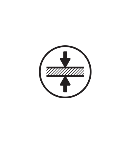 Icon representing fatigue resistance, highlighting Gates G-Force belts’ long-lasting performance under continuous stress.