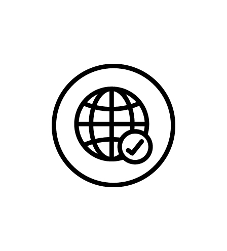 Ozone resistance minimalist logo in black and white