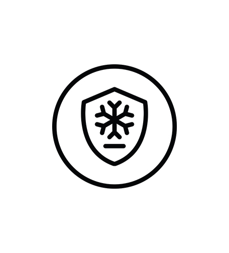 Emblem that shows superior compatibility to coolant mixes.