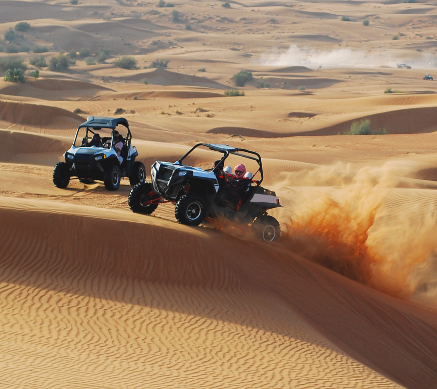 Offroad buggy desert safari race trip in Dubai