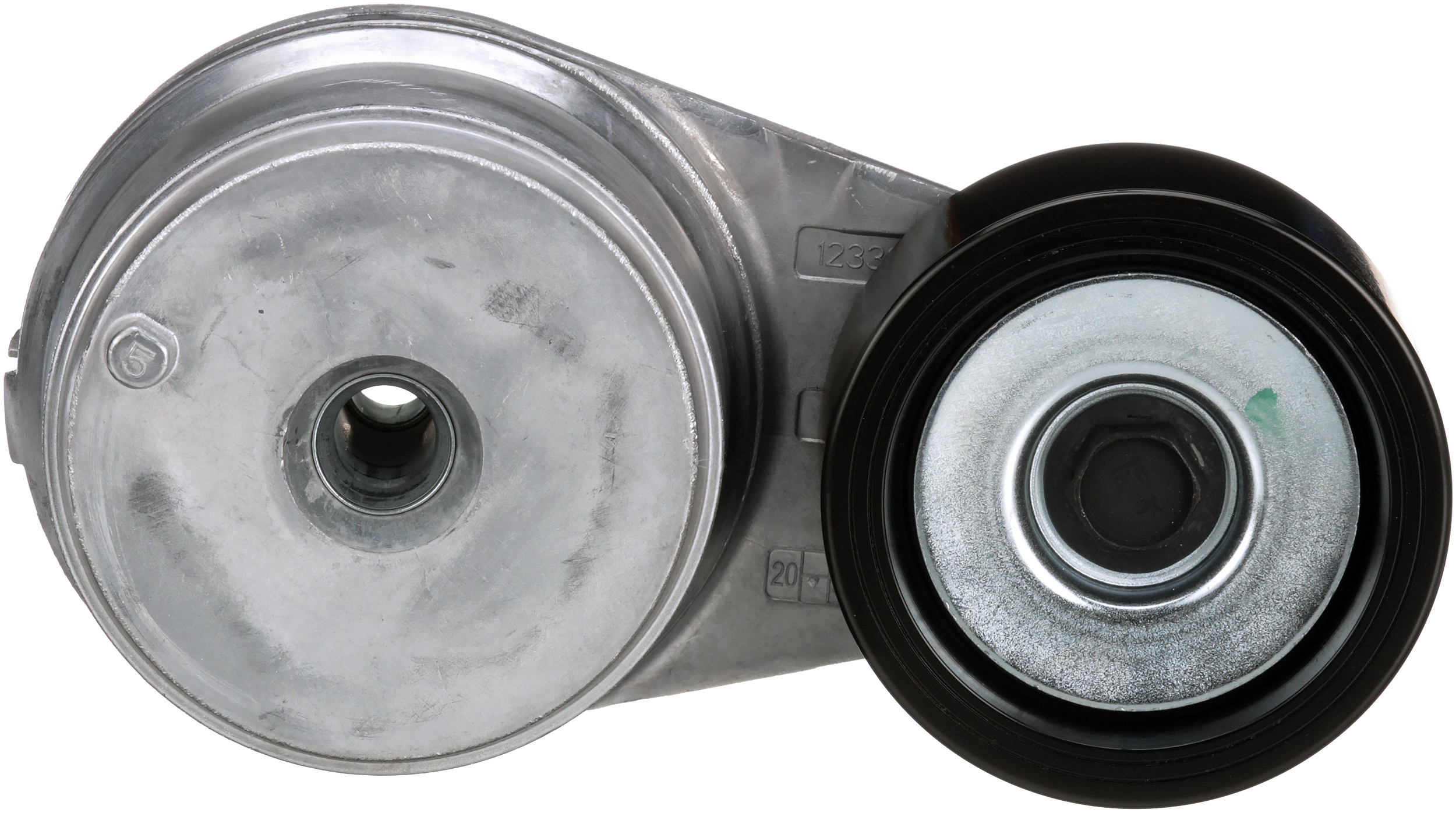 Gates belt tensioner clearance pulley