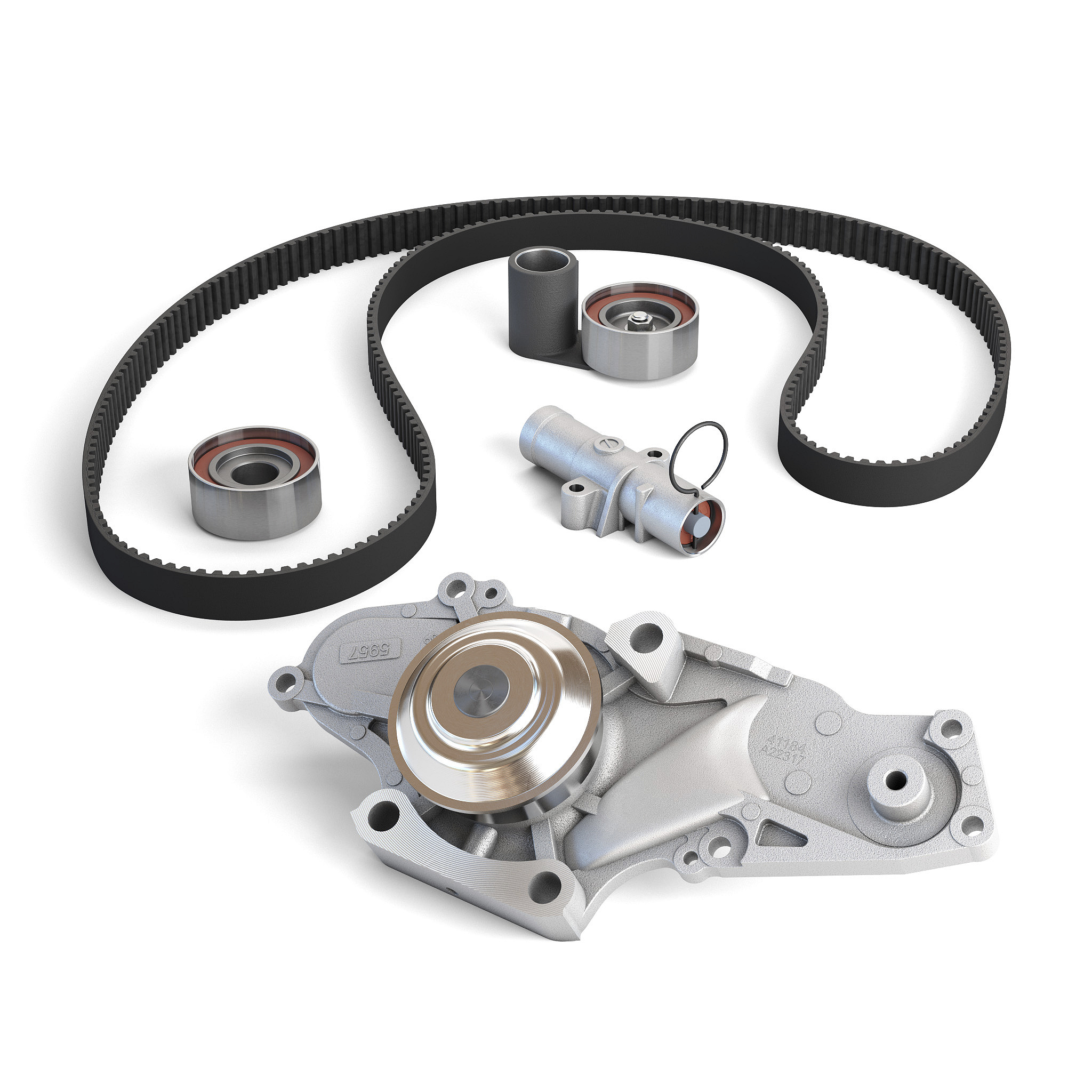 2XU Genuine GATES Timing Belt & Water Pump Kit for Peugeot 405 1.6 5414465449086 8/92-5/97 