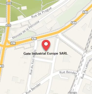 Map of Gates Industrial Europe SARL