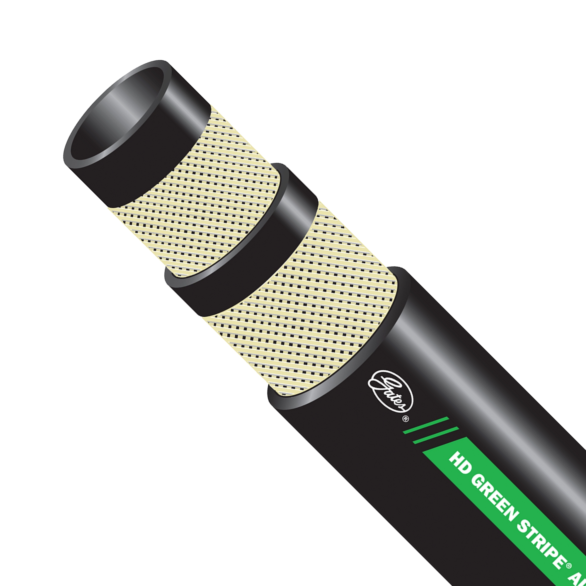 Gates Heavy Duty Green Stripe™ Air Brake Hose.