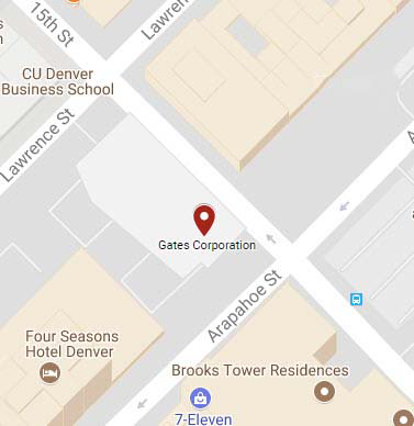 Map of Denver headquarters